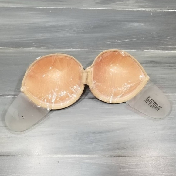 Womens Fashion Forms Go Bare Ultimate Boost Backless Strapless Bra “C” cup - Picture 2 of 10